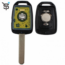 Factory price black car remote key 2 button for Honda car key with 47 chip 433 MHZ YS100180